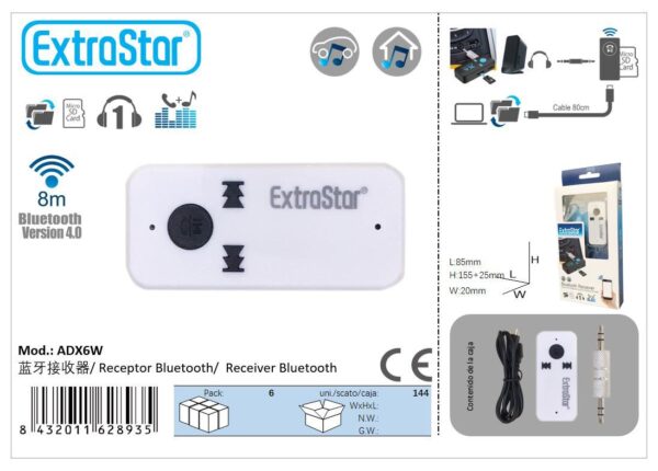 RECETOR DE BLUETOOTH