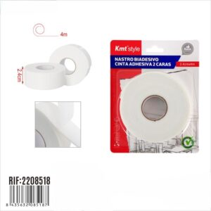 Fita cola dupla face de esponja 2,4cm x 4m