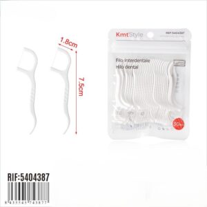 Pack de 30 Fios Dentais em Plástico | 7,5 cm – KmtStyle