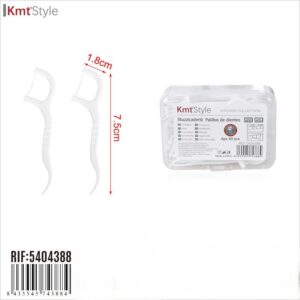 Fios Dentais em Plástico – Pack com 50 Unidades em Caixa | KmtStyle