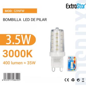 Lâmpada LED G9, 3.5W