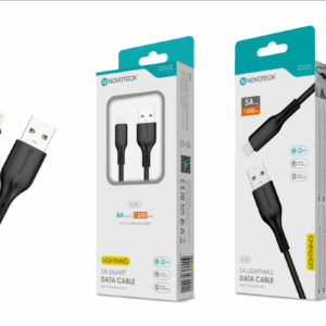 Cabo de Dados Type-C Negro 1.50M,5A