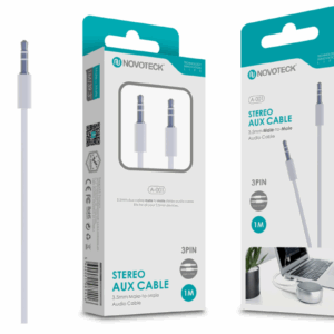 Cabo Aux 1M 3Pin Jack 3.50