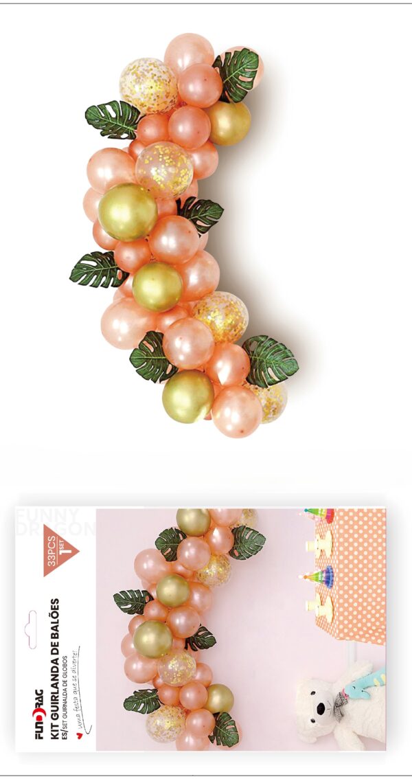 CONJUNTO DE BALOES DE ANIVERSÁRIO