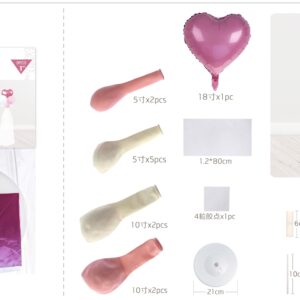 Kit Coluna com Balões – 9 Peças