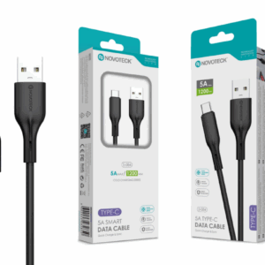Cabo de Dados Type-C Preto1.20M,5A