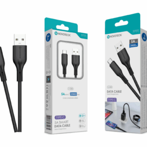 Cabo de Dados Type-C Preto 2M,5A