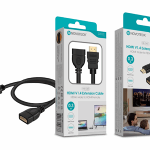 Cabo de Extensão HDMI V1.4 -  Macho para Fêmea, 0,3m