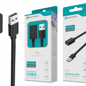 Cabo de Extensão USB – Macho/Fêmea, 1.5m, USB 2.0