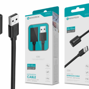 Cabo de Extensão USB - Macho/Fêmea, 3m, USB 2.0