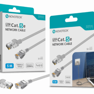 Cabo de Rede UTP Cat.5e SE-003 – 5,0m, RJ45,Alta Velocidade 1000 Mbps, 250MHz