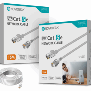 Cabo de Rede UTP Cat.5e SE-005 – 15m, RJ45,Alta Velocidade 1000 Mbps, 250MHz