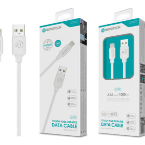 Cabo Lightning Branco 2.4A 1M S-009