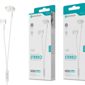 Auriculares Com Micro 120Cm Branco E-021