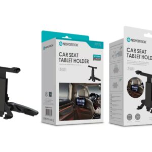 Suporte de Tablet para Assento de Carro Z-020 - Universal, Rotação 360°, para Tablets 7''-11''