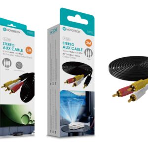 Cabo 3M Jack To Rca 3 NOVOTECK A-030