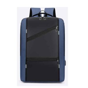 Mochila Novoteck Azul BAG-008 - Conectividade e Segurança no Design Executivo