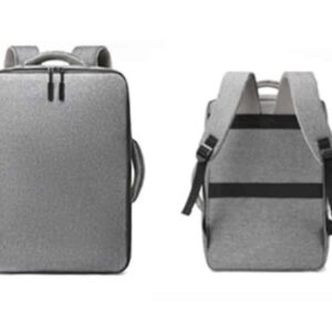 Mochila Cinzento Novoteck BAG-013 - Versatilidade e Organização para o Dia a Dia