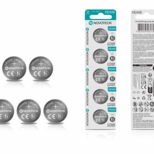 Bateria de Lítio CR2450 3V – Pack com 5 Unidades BL-29