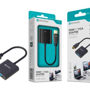 Adaptador HDMI para VGA NOVOTECK HK-024 - Conectividade Universal