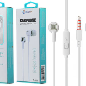 E-011 Auriculares Com Micro 1.20M Castanho
