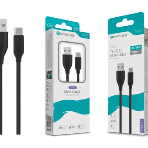 Cabo Type-C Negro 3A 1M 18W S-045