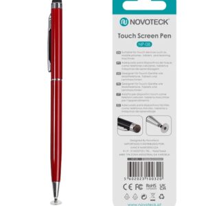 Caneta Touch Screen Novoteck NP-08 Vermelho