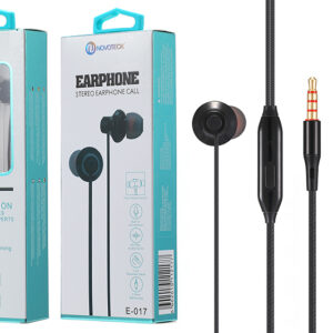 E-017 Auriculares Com Micro Negro