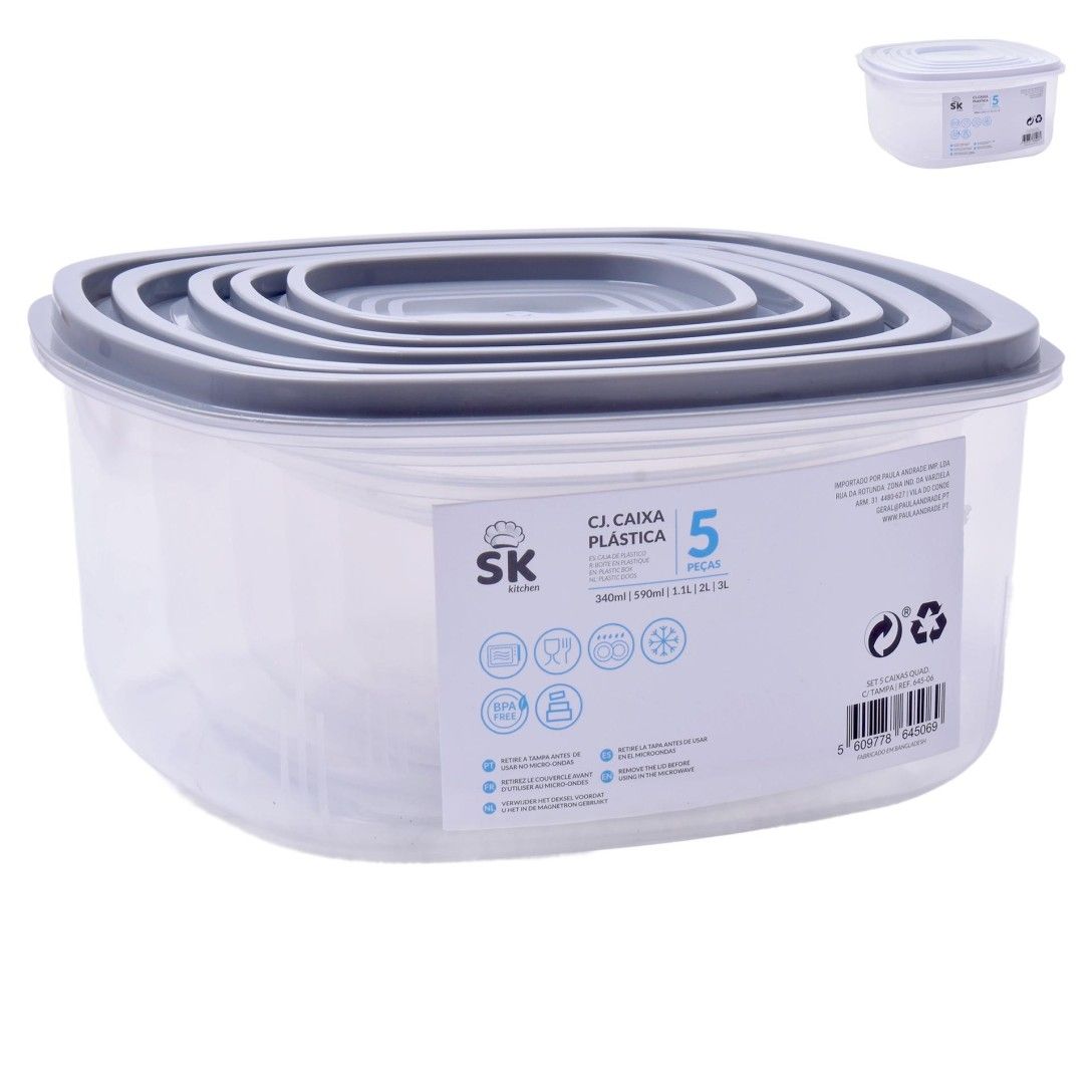 CAIXA PLÁSTICA DE 5 UNIDADES - Image 3