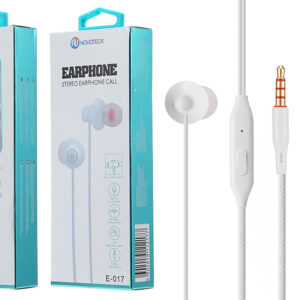 E-017 Auriculares Com Micro Branco