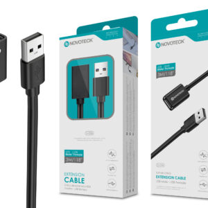 Cabo de Extensão USB – Macho/Fêmea, 3m, USB 2.0, S-036