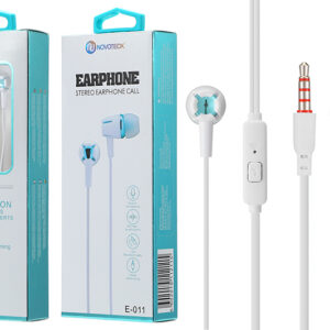 E-011 Auriculares Com Micro 1.20M Azul