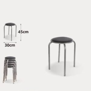 BANCO METÁLICO REDONDO