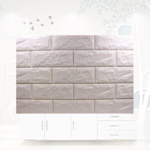 Painel Decorativo de Parede 3D Autocolante – Efeito Tijolo
