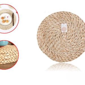 Individual de Mesa Redondo em Fibra Natural 35cm