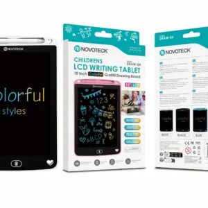 Tablet de Escrita LCD Colorido para Crianças - 10'' Polegadas, DRAW-04 Branco