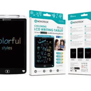 Tablet de Escrita LCD Colorido para Crianças - 12'' Polegadas, DRAW-06 Branco